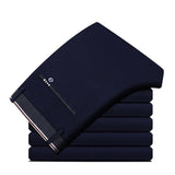 2020 Men's Spring Autumn Fashion Business Casual Long Pants Suit Pants Male Elastic Straight Formal Trousers Plus Big Size 28-40