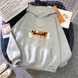 Hoodie For Men Naruto Manga Print Warm Clothing Cartoons Fleece Streetwear Fashion Fleece Swearshirt Personality Oversize Hoody