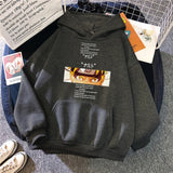 Hoodie For Men Naruto Manga Print Warm Clothing Cartoons Fleece Streetwear Fashion Fleece Swearshirt Personality Oversize Hoody