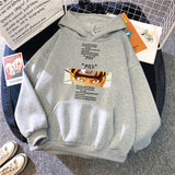 Hoodie For Men Naruto Manga Print Warm Clothing Cartoons Fleece Streetwear Fashion Fleece Swearshirt Personality Oversize Hoody