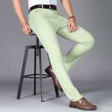 men suit pants casual office high quality cotton trousers business pants for men wedding party dress social trousers Men's pants