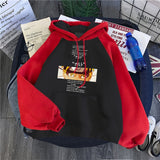 Hoodie For Men Naruto Manga Print Warm Clothing Cartoons Fleece Streetwear Fashion Fleece Swearshirt Personality Oversize Hoody