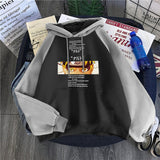 Hoodie For Men Naruto Manga Print Warm Clothing Cartoons Fleece Streetwear Fashion Fleece Swearshirt Personality Oversize Hoody