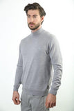 Sweater Half Turtleneck Male Wool Sweater 6001